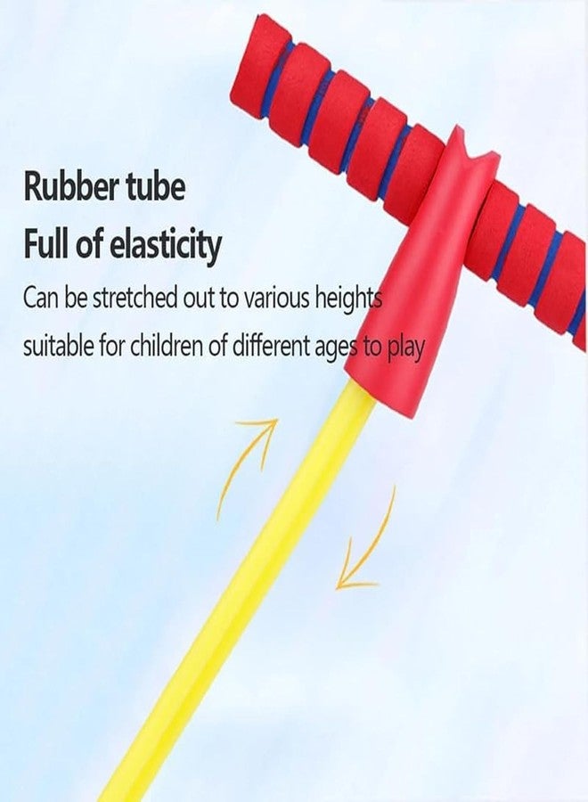 Fruhrer ألعاب عصا القفز للأولاد والبنات، عصا قفز إسفنجية للأطفال، هدايا وألعاب خارجية، مناسبة للأطفال الصغار من عمر 3 سنوات فما فوق، ألعاب حديقة، هدايا للأولاد والبنات | عصا القفز تصدر أصوات فرقعة (متعددة الألوان) - Image 4